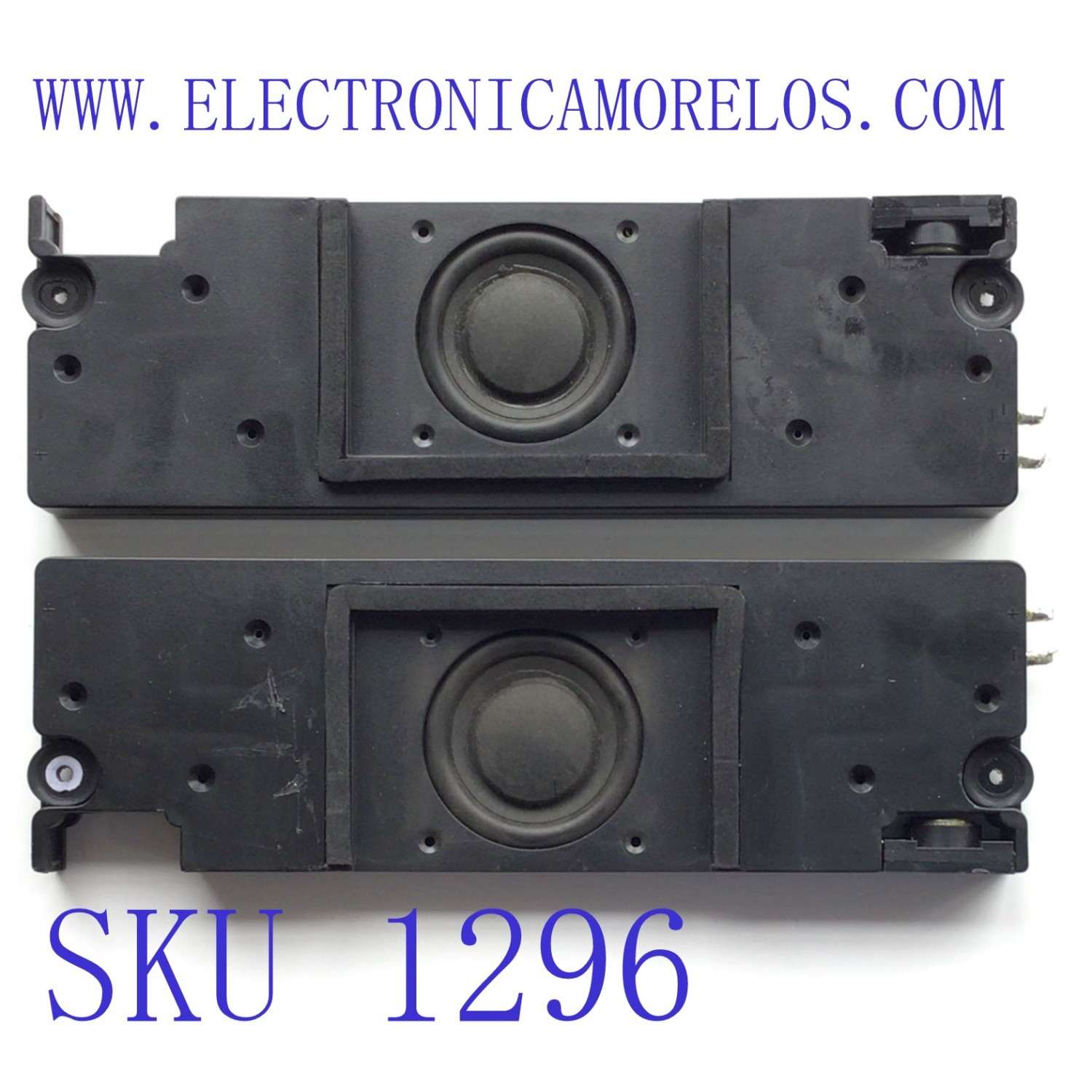 KIT DE BOCINAS PARA TV WESTINGHOUSE (2 PZ) / NUMERO DE PARTE YD722-01 / 8Ω 10w / MODELO EW39T4LZ	
